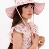 Girl'S Summer Clothes Pink Flowers | Vintage Pink Floral Chloe Hat